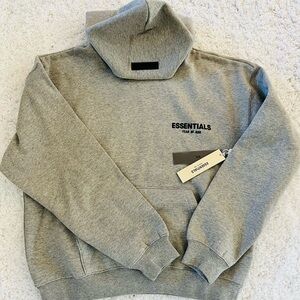 Fear of God Essentials Gray Hoodie